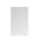 Aquadom Edge Royale LED Medicine Mirror Cabinet Recessed or Surface Mounted Defogger Dimmer LED 3X Makeup Mirror Electrical Outlets ER-2432R