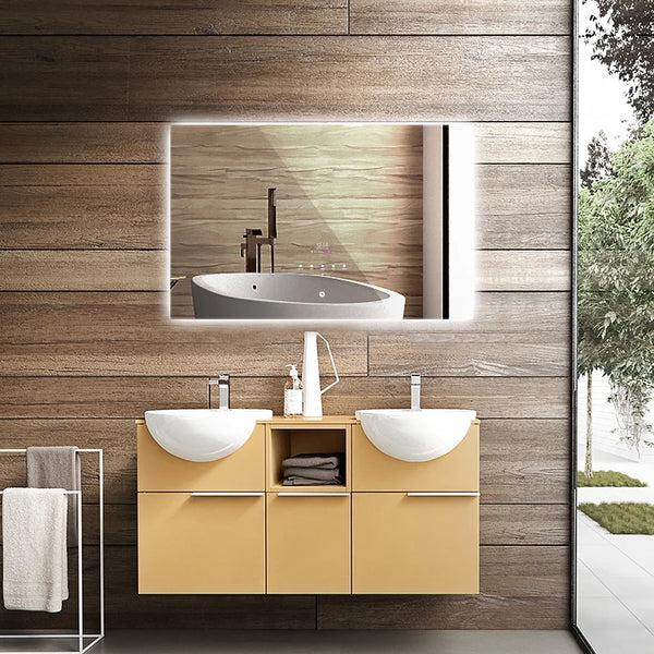 Aquadom AQUADOM Image Smart LED Lighted Bathroom Mirrors with Built-in TVs Android Support Google Play Bluetooth Connected I-4832