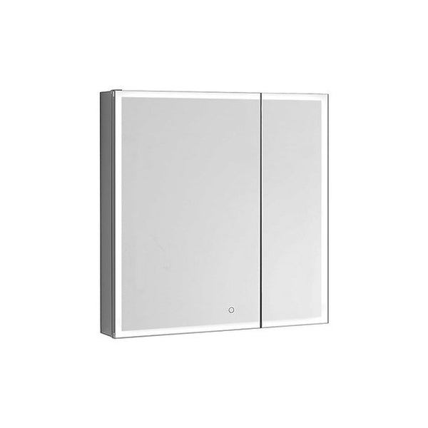 Aquadom AQUADOM Edge Royale LED Medicine Mirror Cabinet Recessed or Surface Mounted Defogger Dimmer LED 3X Makeup Mirror Electrical Outlets ER-3632