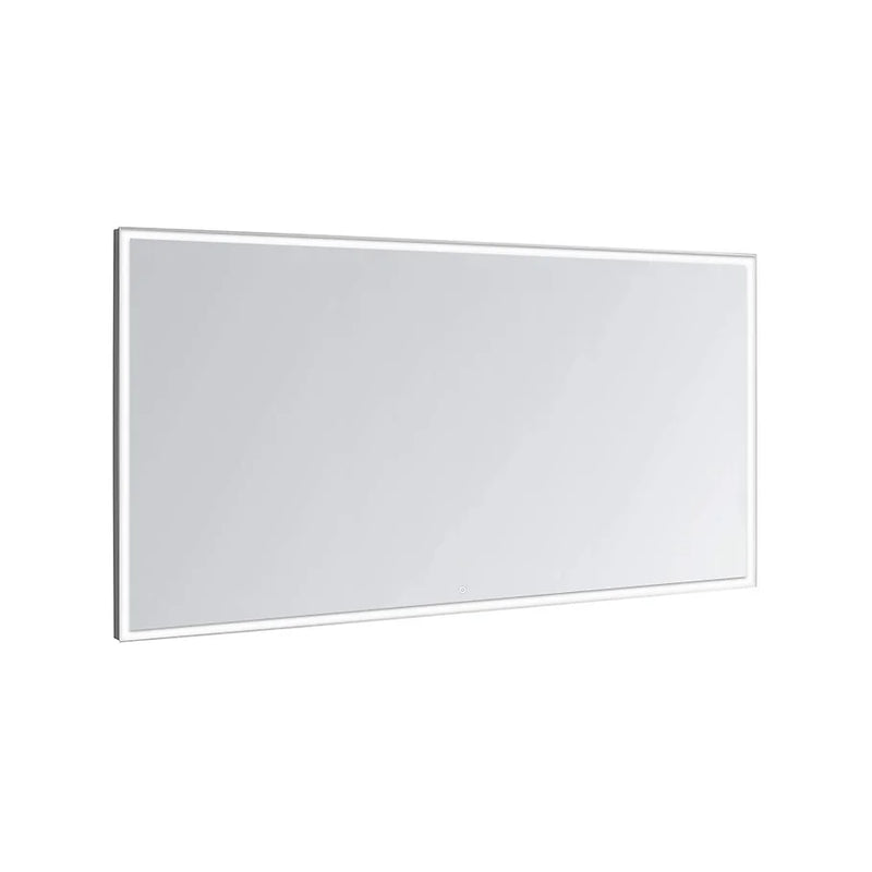 Aquadom AQUADOM Edge LED Bathroom Vanity Acrylight Technology Fog Free Touch Button Dimmable Wall Mounted Make Up and Shaving Bedroom Mirror IP54 Moisture Resistant E-6032