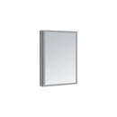 Aquadom Edge Royale LED Medicine Mirror Cabinet Recessed or Surface Mounted Defogger Dimmer LED 3X Makeup Mirror Electrical Outlets ER-2432R