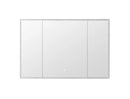 Aquadom Edge Royale LED Medicine Mirror Cabinet Recessed or Surface Mounted Defogger Dimmer LED 3X Makeup Mirror Electrical Outlets ER3-3632