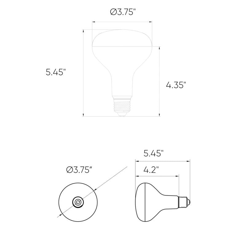 Dals Lighting Smart BR30 RGB CCT Light Bulb SM-BLBBR30