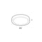 Dals Lighting 6" Round Indoor or Outdoor LED Flush Mount CFLEDR06-CC-BK