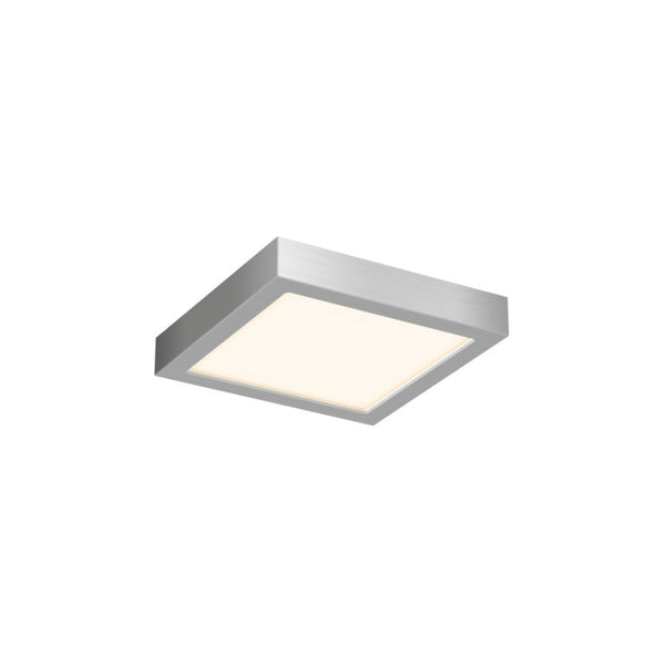 Dals Lighting 6" Square Indoor or Outdoor LED Flush Mount CFLEDSQ06-CC-SN