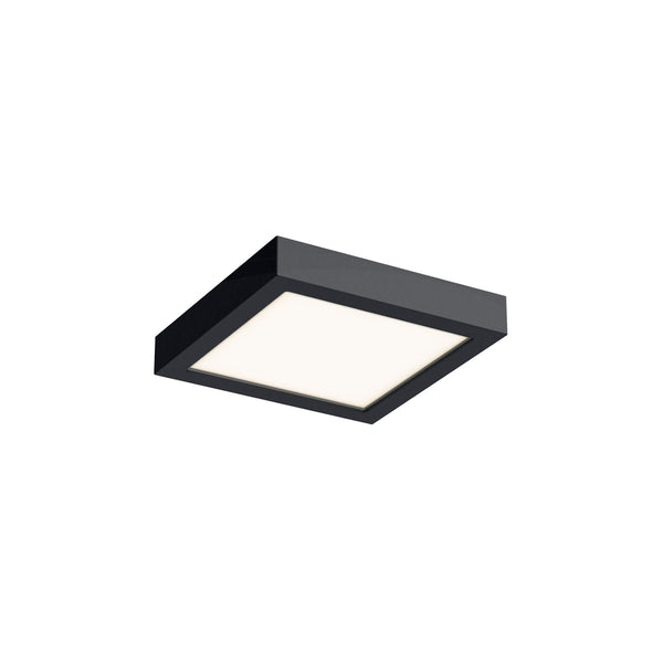 Dals Lighting 6" Square Indoor or Outdoor LED Flush Mount CFLEDSQ06-CC-BK