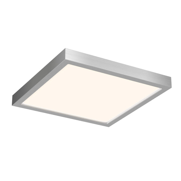 Dals Lighting 10" Square Indoor or Outdoor LED Flush Mount CFLEDSQ10-CC-SN