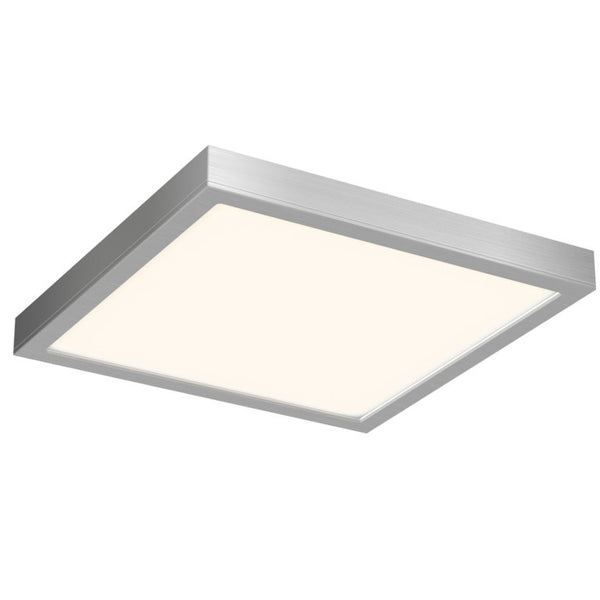 Dals Lighting 14" Square Indoor or Outdoor LED Flush Mount CFLEDSQ14-CC-SN