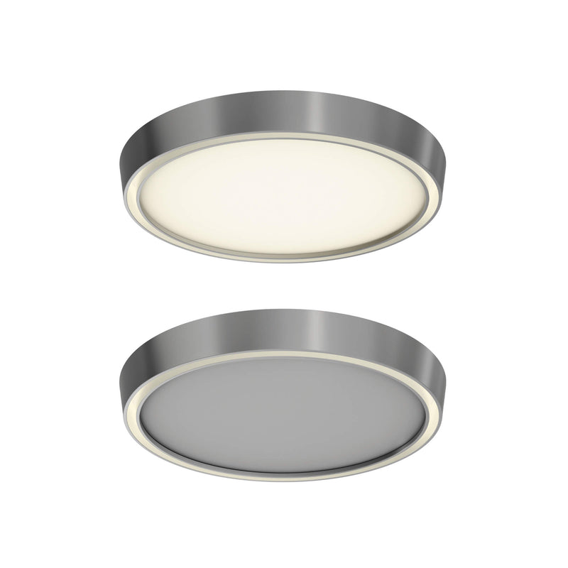 Dals Lighting Bloom 12" Dual-Light Dimmable LED Flush Mount CFR12-3K-SN