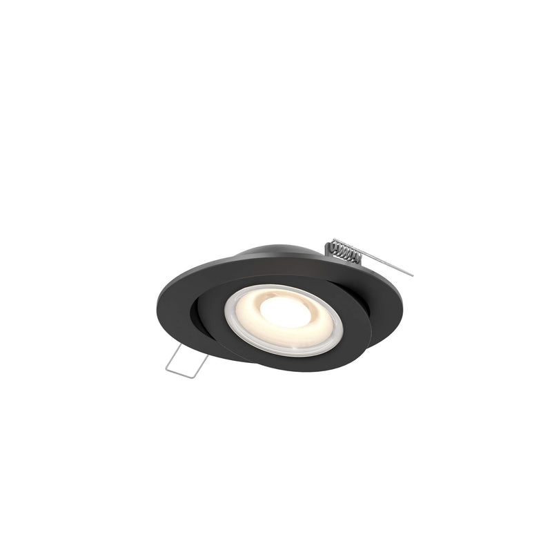 Dals Lighting 4" Flat Recessed LED Gimbal Light FGM4-3K-BK