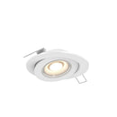 Dals Lighting 4" Flat Recessed LED Gimbal Light FGM6-CC-WH