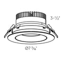 Dals Lighting 6" Regressed Gimbal Downlight GBR06-CC-WH