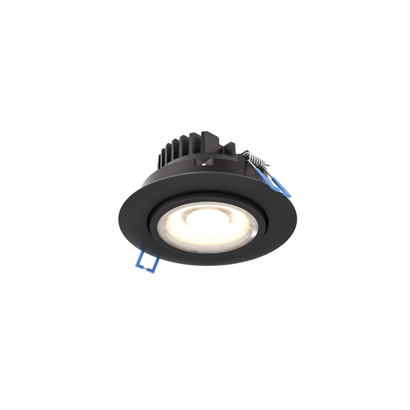 Dals Lighting 4" Round Recessed LED Gimbal Light In 5CCT GMB4-CC-BK