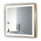 Krugg Soho 36" X 36" Gold LED Bathroom Mirror SOHO3636G