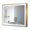 Krugg Soho 48" X 36" Gold LED Bathroom Mirror SOHO4836G