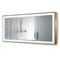 Krugg Soho 60" X 30" Gold LED Bathroom Mirror SOHO6030G