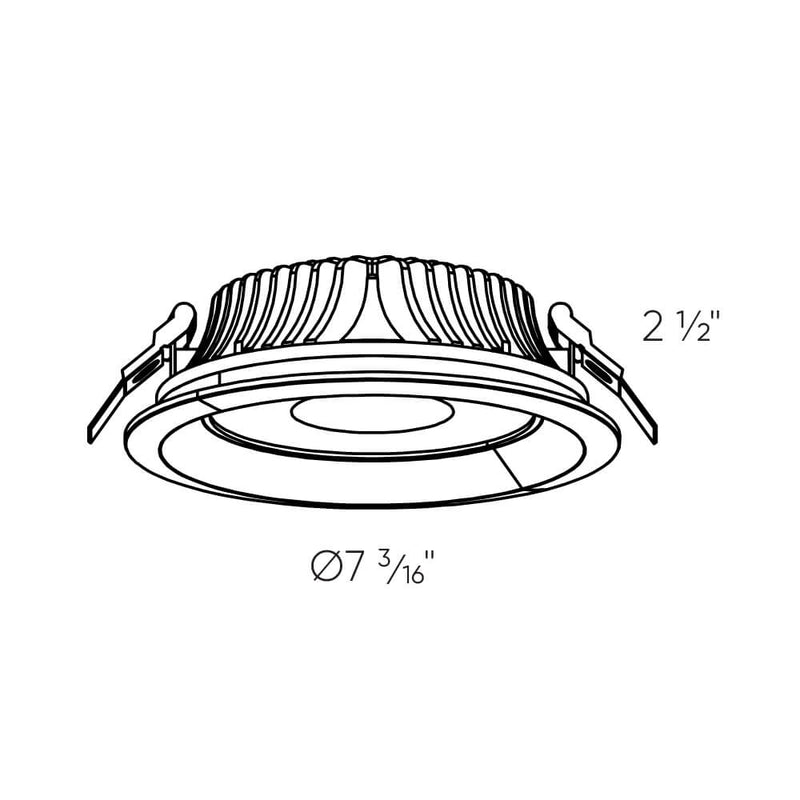 Dals Lighting 6" High Powered LED Commercial Down Light HPD6-CC-V-WH