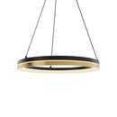 Dals Lighting 14" Pendant Double Ring PDR14-CC-BG