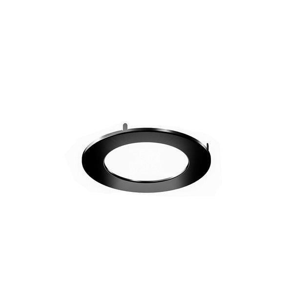 Dals Lighting 4" Recessed Add-On Trim In Black REC-PT4-BK