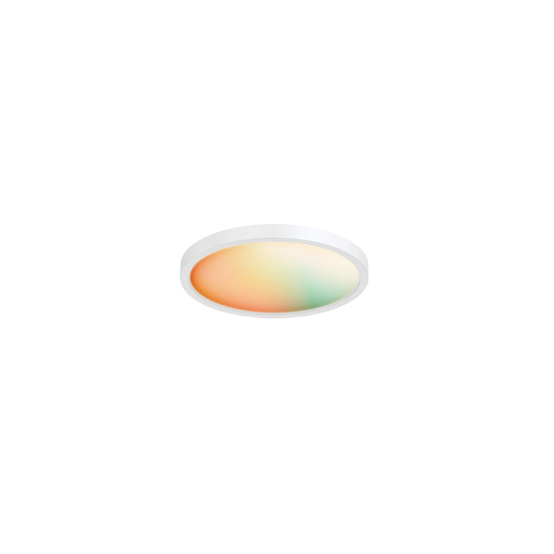 Dals Lighting 8" Smart RGB CCT Flush Mount SM-FM08WH