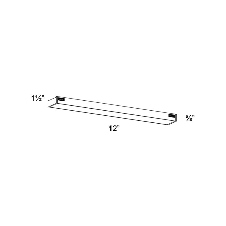 Dals Lighting 12" Smart RGB CCT LED Under Cabinet Linear Kit SM-UCL12