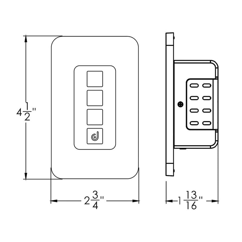 Dals Lighting Smart Wall Control SM-WLCT