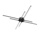 Dals Lighting 32" Star LED Flush Mount STRFM-3K-BK